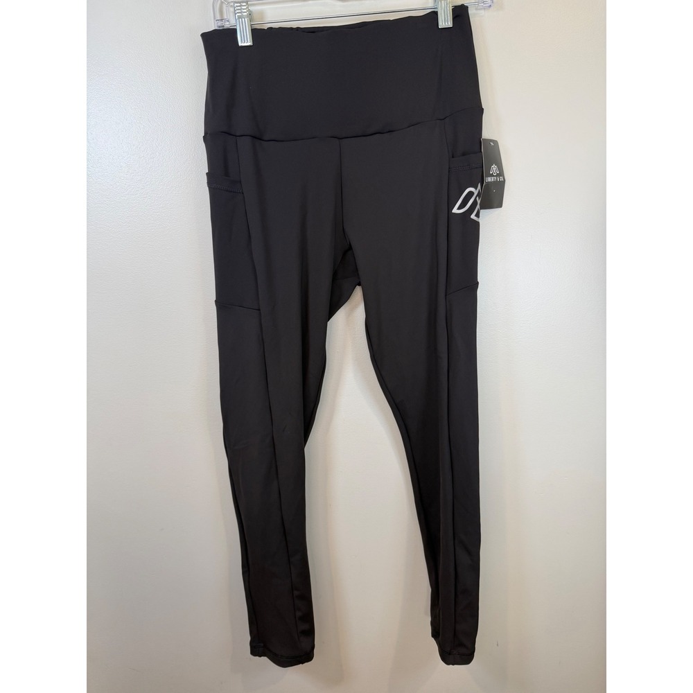 Liberty & Co Womens Concealed Carry Leggings Large New Black Holster Pockets‎